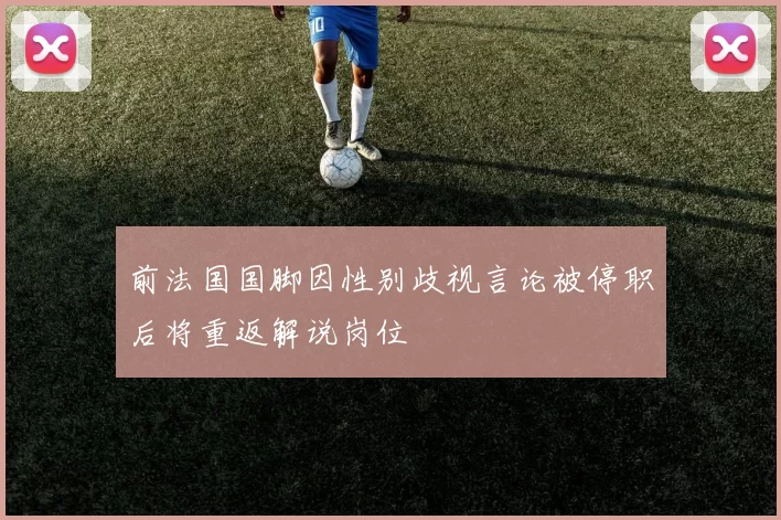 前法国国脚因性别歧视言论被停职后将重返解说岗位